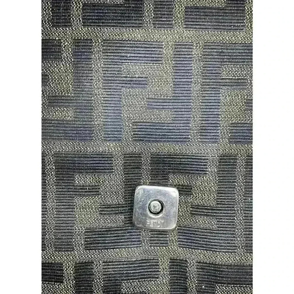 Fendi SAS Vintage Crossbody Brown Shoulder Bag Zukka Purse Logo S.A.S Roma Italy - Picture 6 of 13